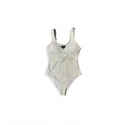 PRADA JERSEY ONE-PIECE SWIMSUIT WITH RHINESTONES 70196R